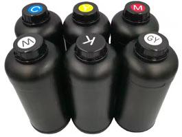 UV Lösungsmittel, Öko Lösungsmittel, Thermosublimation und Tinte auf Wasserbasis
